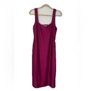 Vibrant Fuchsia Sleeveless Dress